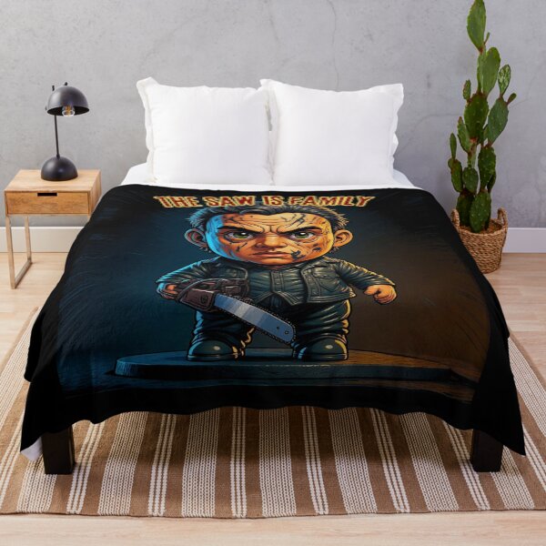 Item preview, Chibi Leatherface – “The Saw Is Family” Halloween Fan Art designed and sold by AADesigns42.