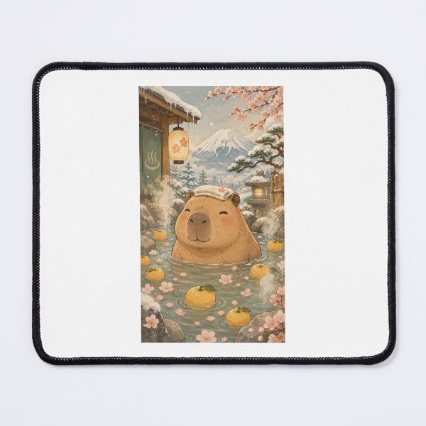 Item preview, Capybara Gift - Onsen Hot Spring Phone Case designed and sold by RedRubyBubble.