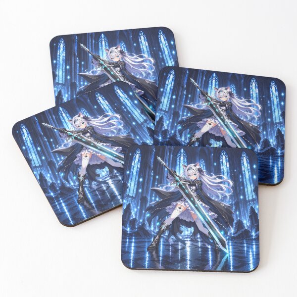 Item preview, Elaria – Cyber Paladin Anime Girl designed and sold by Revyra Design .
