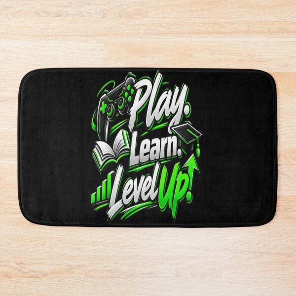 Item preview, Play Learn Level Up  Gaming Education  Personal Growth Motivational Design designed and sold by v6ziix.