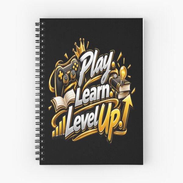 Item preview, Play Learn Level Up – Gaming Education & Personal Growth Motivational Design designed and sold by v6ziix.