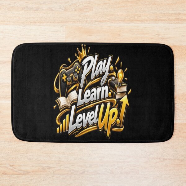 Item preview, Play Learn Level Up – Gaming Education & Personal Growth Motivational Design designed and sold by v6ziix.