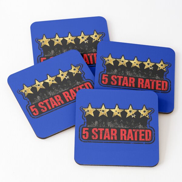 Item preview, 5 Star Rated Wanted designed and sold by GeeklyShirts.