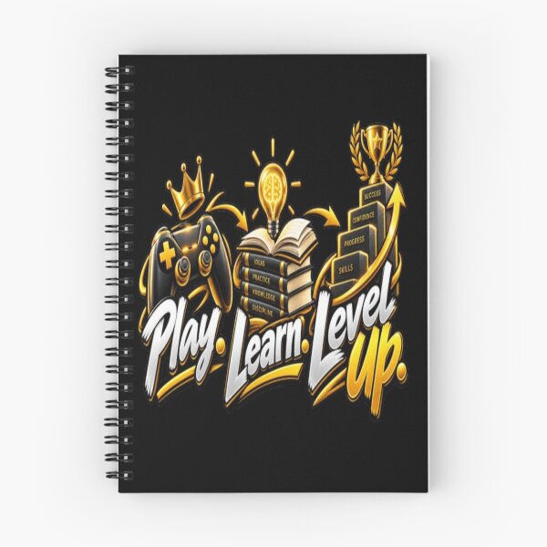 Item preview, Play Learn Level Up  Gaming Education  Personal Growth Motivational designed and sold by v6ziix.