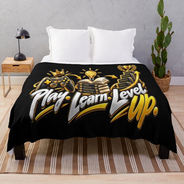 Item preview, Play Learn Level Up Gaming Education Personal Growth Motivational designed and sold by v6ziix.