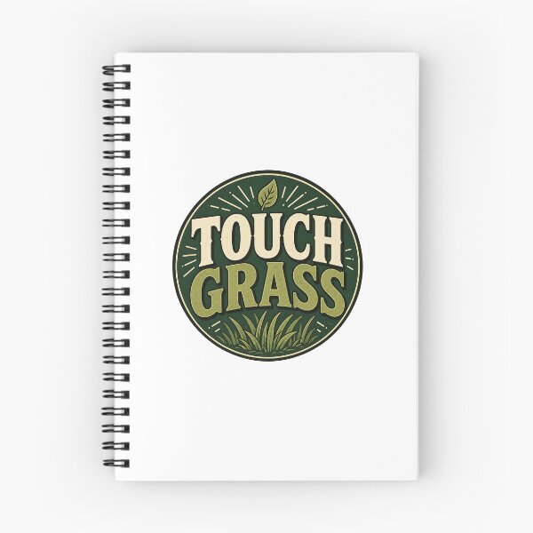 Item preview, Touch Grass Gift designed and sold by RedRubyBubble.
