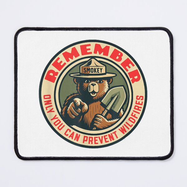 Item preview, Smokey Bear Prevent Wildfires Quote designed and sold by VickyKuhnart.