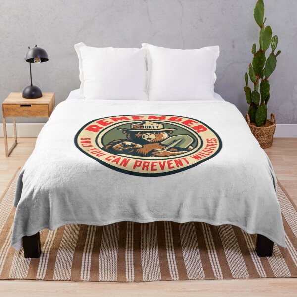 Item preview, Smokey Bear Prevent Wildfires Quote designed and sold by VickyKuhnart.
