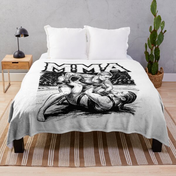 Item preview, Gritty Female MMA Grappling Sketch designed and sold by ALEXJACKSONS.
