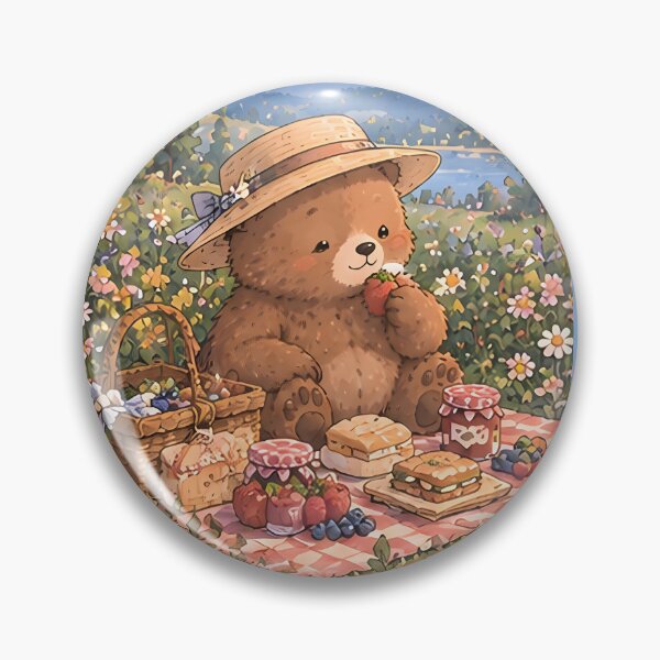 Item preview, Bear Picnic – Cute Bear Outdoor Design designed and sold by KWW SHOP.