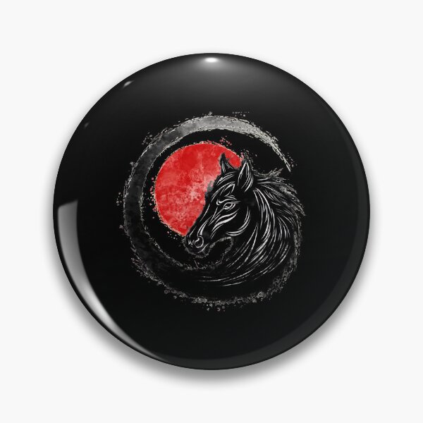 Item preview, Ink Horse Sun Brush Strokes Art designed and sold by bezaperina.