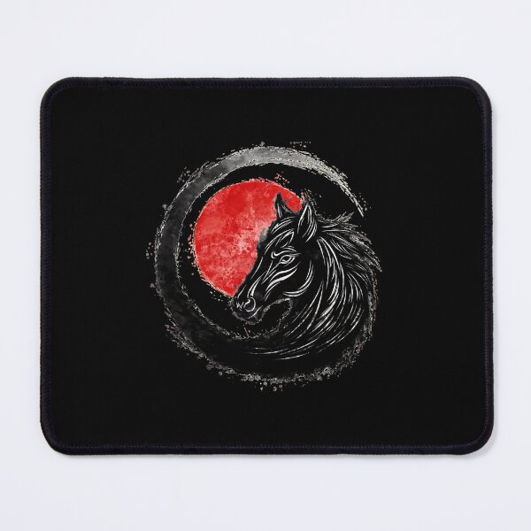 Item preview, Ink Horse Sun Brush Strokes Art designed and sold by bezaperina.