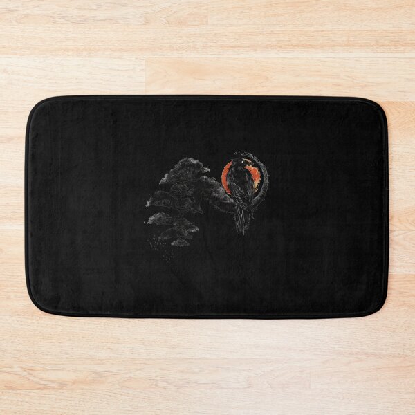 Item preview, Ink Raven Pine Tree Sun Art designed and sold by lasopent.