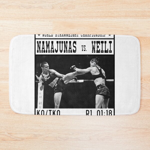 Item preview, Namajunas vs Weili 261 Championship Fight Art designed and sold by ALEXJACKSONS.