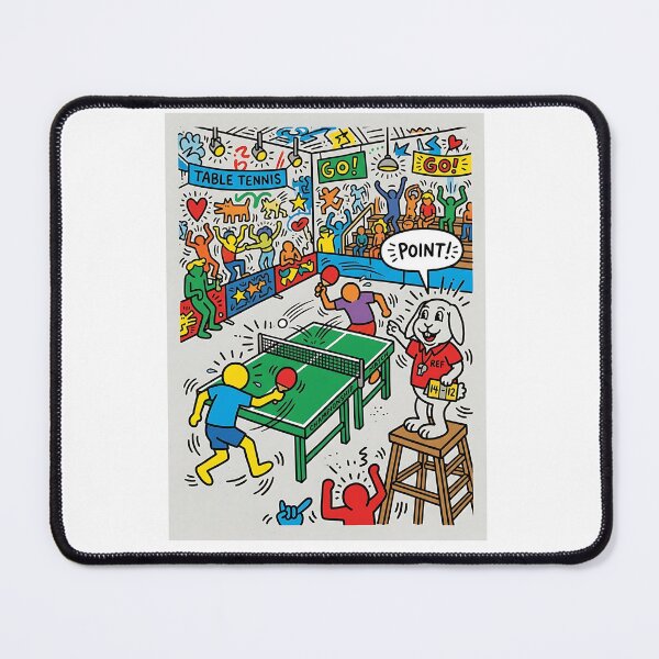 Item preview, Holland Lop Ping Pong Referee designed and sold by PictoVibe.