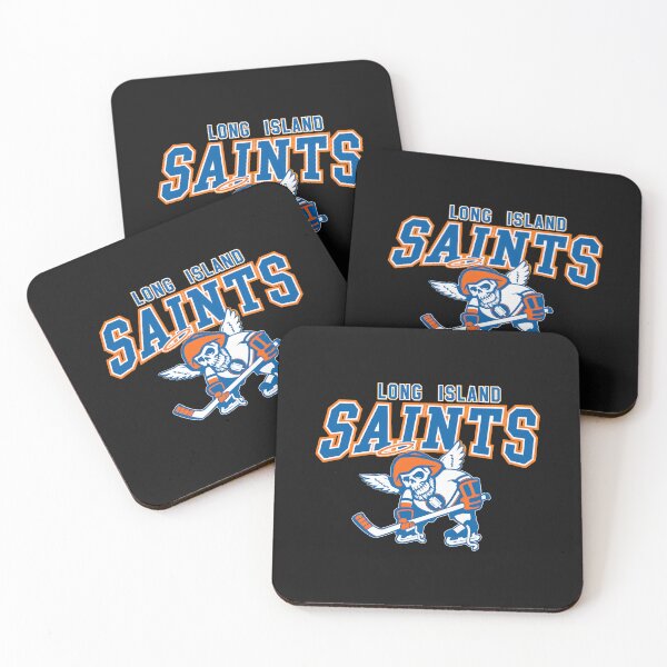 Item preview, Long Island Saints Retro Hockey Skeleton Angel designed and sold by Danietamper.