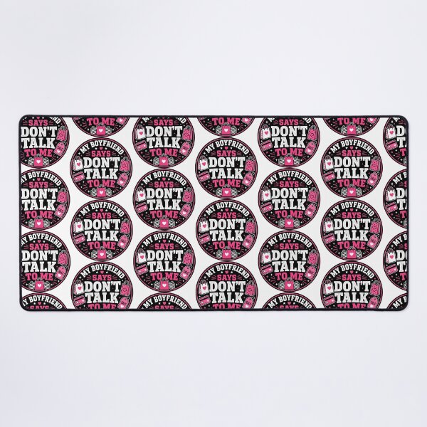 Item preview, Dont Talk To Me Gift - My Boyfriend Says Shopping designed and sold by RedRubyBubble.