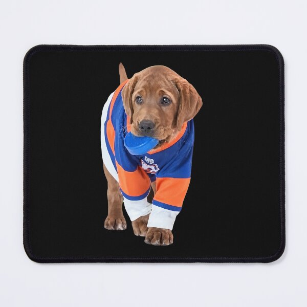 Item preview, Blue Orange Striped Pup with Ball designed and sold by Danietamper.