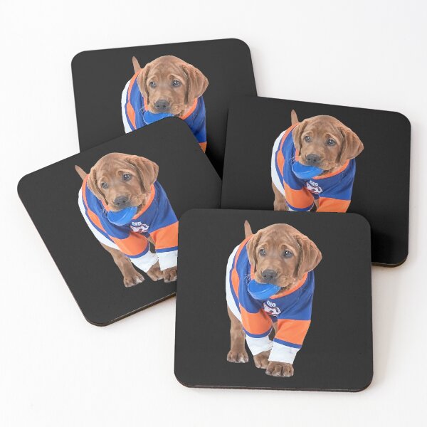 Item preview, Blue Orange Striped Pup with Ball designed and sold by Danietamper.