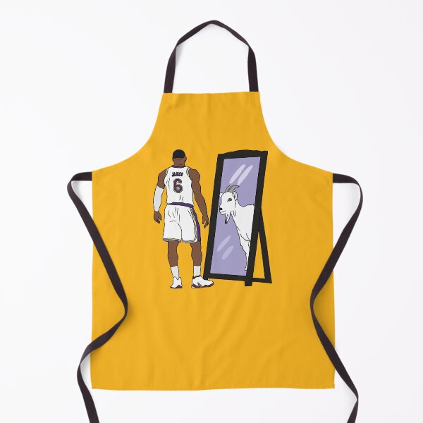 Item preview, LeBron James Mirror GOAT (LA #6) designed and sold by RatTrapTees.