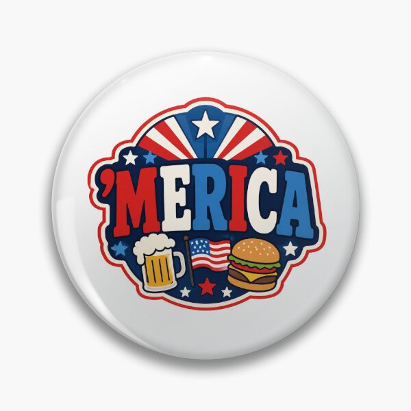 Item preview, Patriotic Gift - Merica designed and sold by RedRubyBubble.