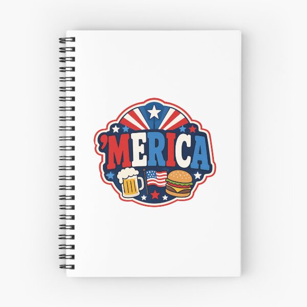 Item preview, Patriotic Gift - Merica designed and sold by RedRubyBubble.