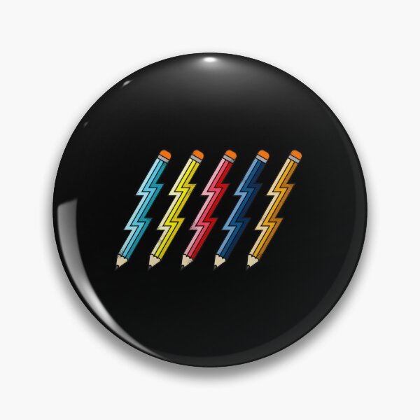 Item preview, Lightning Bolt Pencils Retro Art Design designed and sold by fetzrolfs.