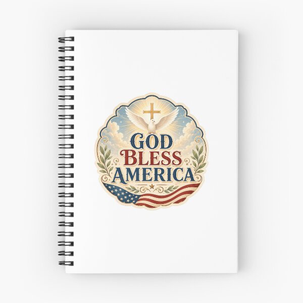 Item preview, Patriotic Gift - God Bless America designed and sold by RedRubyBubble.