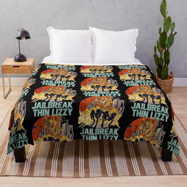 Item preview, Thin Lizzy Jailbreak Classic Rock Band Vintage 70s Album Art designed and sold by ImogenDavisArt.