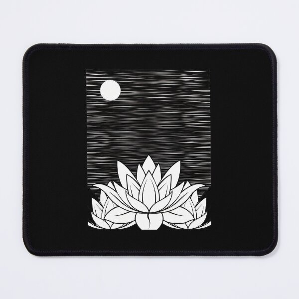 Item preview, Lotus Moon Night Sky Floral Art designed and sold by lasopent.