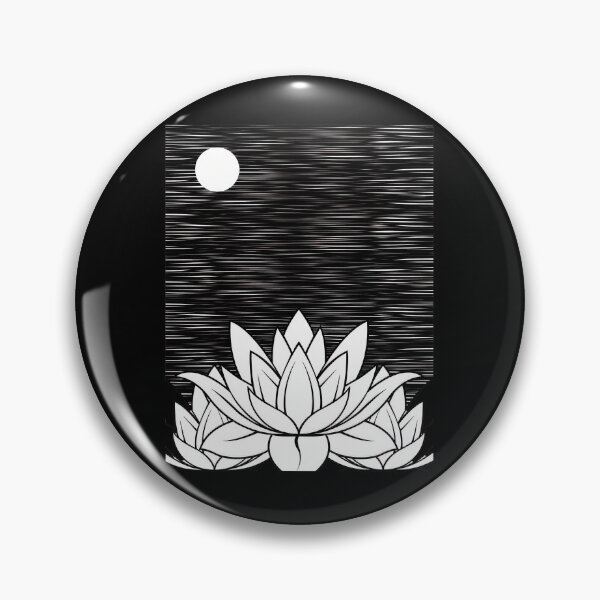 Item preview, Lotus Moon Night Sky Floral Art designed and sold by lasopent.