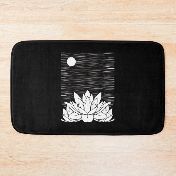 Item preview, Lotus Moon Night Sky Floral Art designed and sold by lasopent.