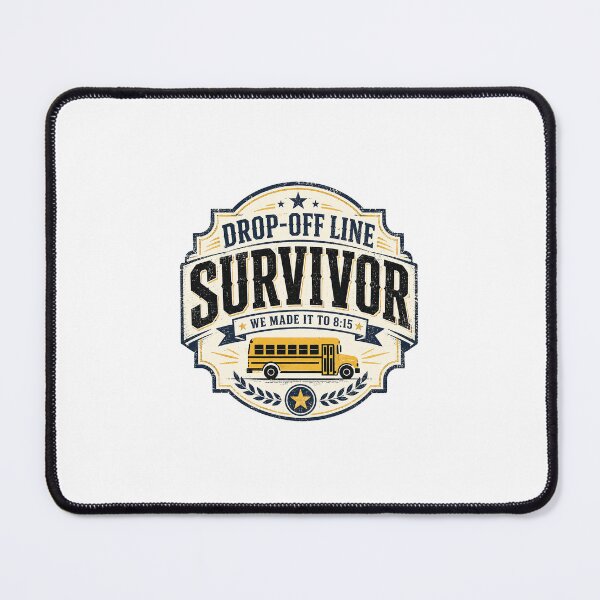 Item preview, Drop Off Line Gift - Survivor Parent Back to School designed and sold by RedRubyBubble.