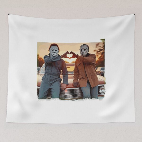 Item preview, Iconic Horror Movie Mashup Heart Graphic designed and sold by ntstackpole.