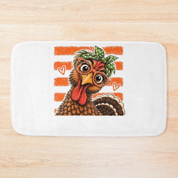 Item preview, Funny Thanksgiving Turkey Glasses Bandana Retro Distressed Fall designed and sold by DYAFLK.