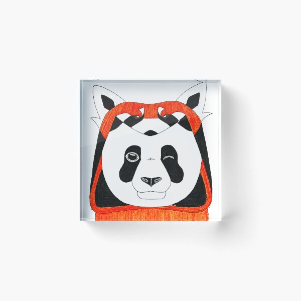 Item preview, Panda Wearing a Red Panda Onesie designed and sold by Bountiful Creatures.