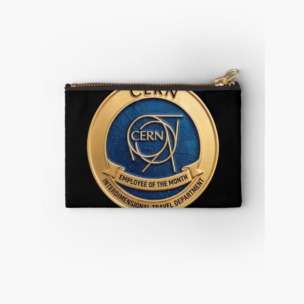 Item preview, CERN Interdimensional Travel Dept - Employee of the Month Fake Badge designed and sold by RogueSquirrels.