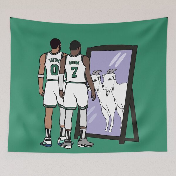 Item preview, Jayson Tatum and Jaylen Brown Mirror GOATs designed and sold by RatTrapTees.