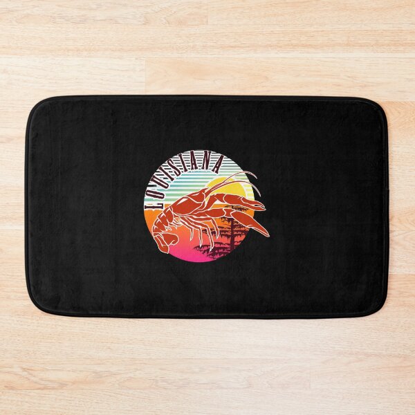 Item preview, Louisiana Crawfish Sunset Retro Graphic designed and sold by lamercarv.