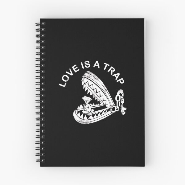 Item preview, Love is a Trap Bear Trap Ring Humor Graphic designed and sold by fetzrolfs.