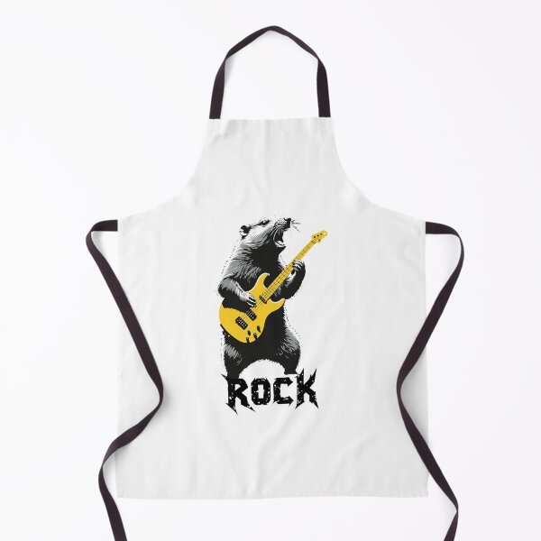 Item preview, Groundhog Rocker Bass Player Stencil Art designed and sold by JESSICGALIS.