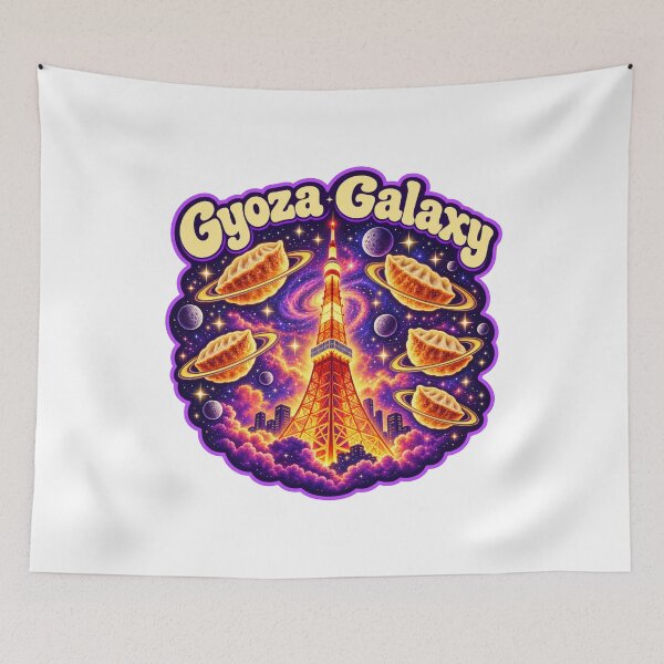 Item preview, Gyoza Galaxy Tokyo Space Dumplings designed and sold by Dresut.