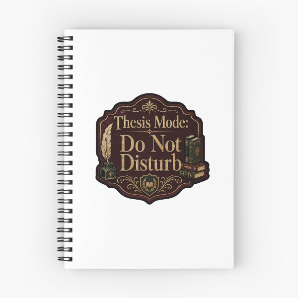 Item preview, Thesis - Mode Do Not Disturb Grad Student Back to School designed and sold by RedRubyBubble.