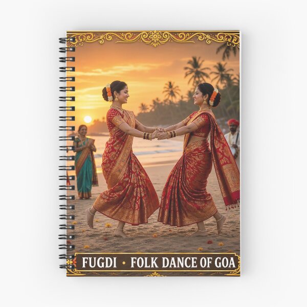Item preview, Fugdi — Folk Dance of Goa | Goan Cultural Art designed and sold by Goanheartprints.