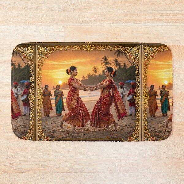 Item preview, Fugdi — Folk Dance of Goa | Goan Cultural Art designed and sold by Goanheartprints.