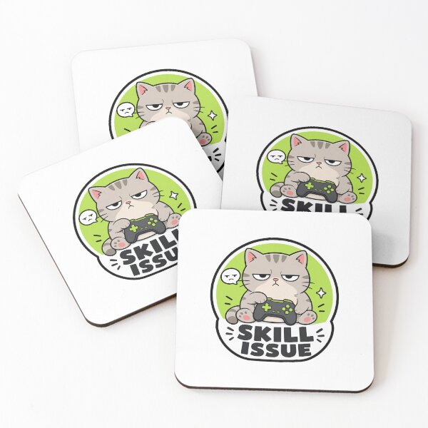 Item preview, Grumpy Cat Gift - Skill Issue Gaming designed and sold by RedRubyBubble.