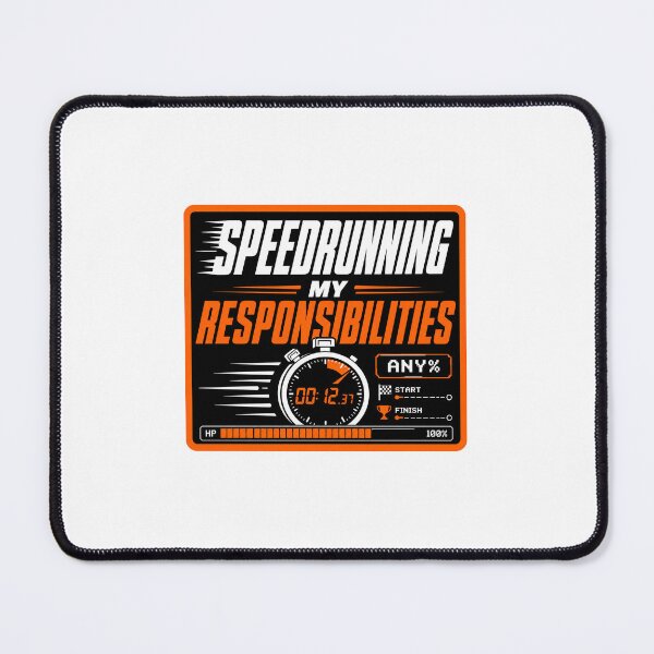 Item preview, Speedrunner Gift - Speedrunning Gamer Gaming designed and sold by RedRubyBubble.