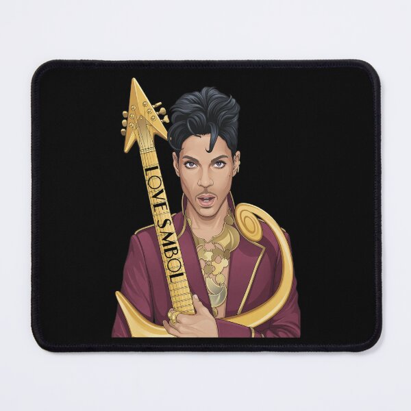 Item preview, Iconic Musician Portrait With Gold Symbol Guitar designed and sold by JESSICGALIS.