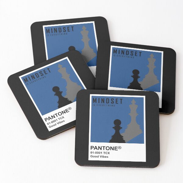 Item preview, Mindset is Everything Chess King Shadow Pantone Design designed and sold by wyrichbosle.