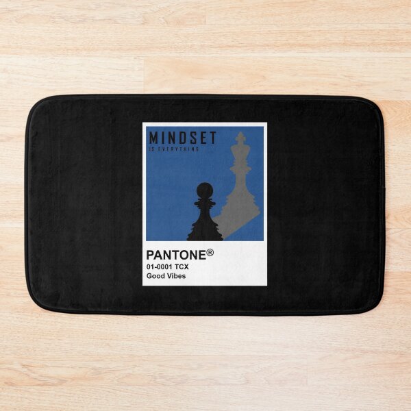 Item preview, Mindset is Everything Chess King Shadow Pantone Design designed and sold by wyrichbosle.